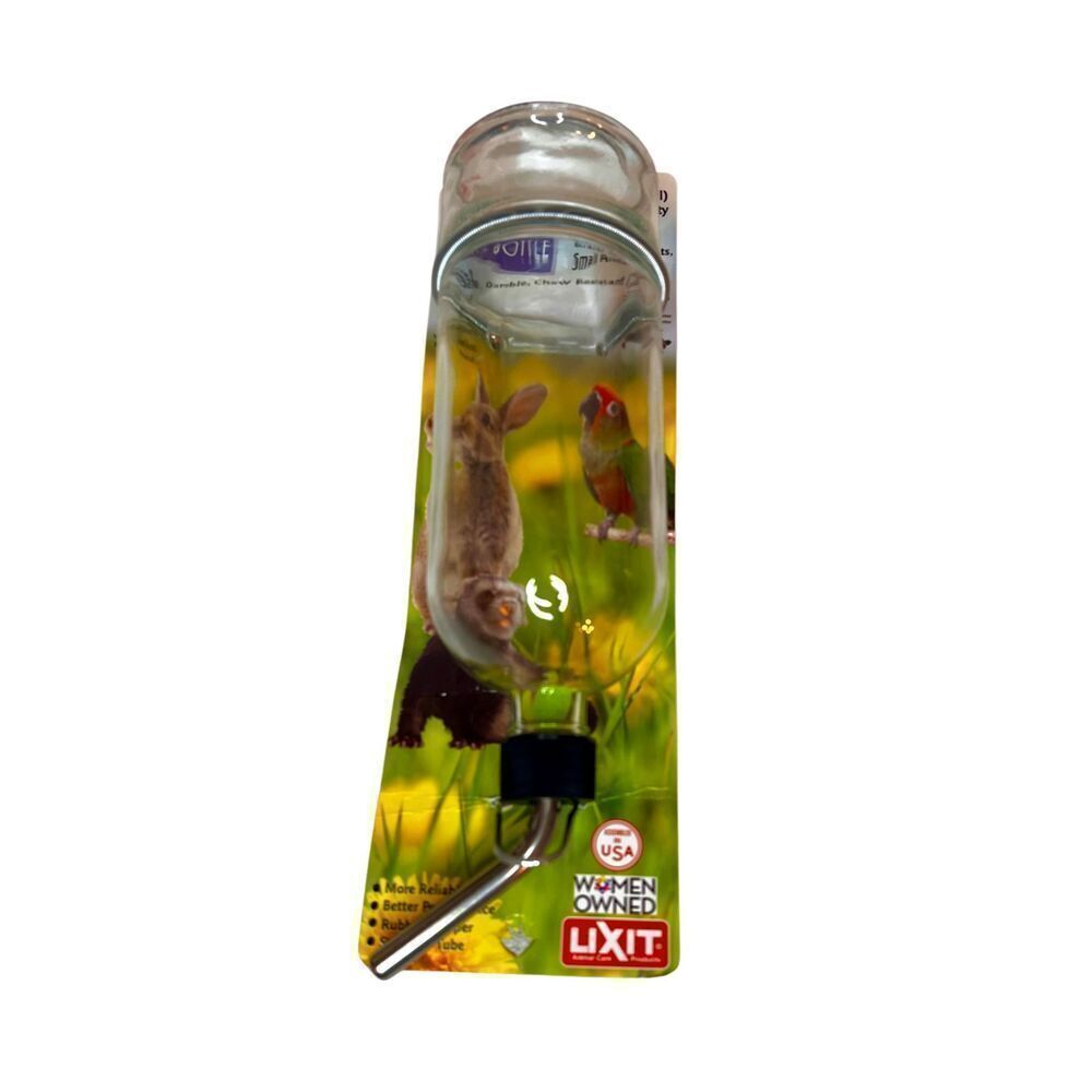 LIXIT CHEW PROOF GLASS BOTTLE -26 OZ. NEW WITH TAGS